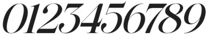 The Effolia Italic Expanded Medium Italic otf (500) Font OTHER CHARS