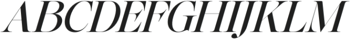 The Effolia Italic Expanded Medium Italic otf (500) Font
