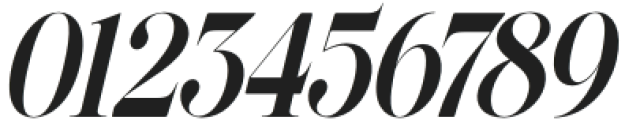 The Effolia Italic Scale Bold otf (700) Font OTHER CHARS