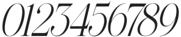 The Effolia Italic Scale Extra Light otf (200) Font OTHER CHARS