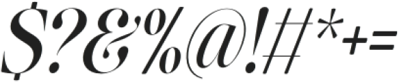 The Effolia Italic Scale Semi Bold otf (600) Font OTHER CHARS