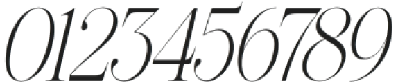 The Effolia Italic Scale Thin otf (100) Font OTHER CHARS