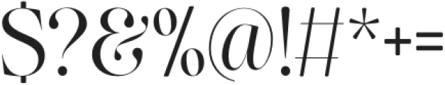 The Effolia Regular otf (400) Font OTHER CHARS
