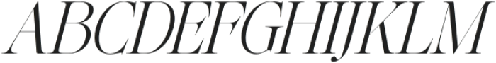 The Effolia Slant Extra Light otf (200) Font
