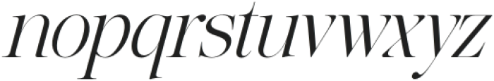 The Effolia Slant Extra Light otf (200) Font LOWERCASE