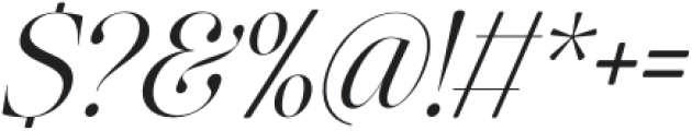 The Effolia Slant Light otf (300) Font OTHER CHARS