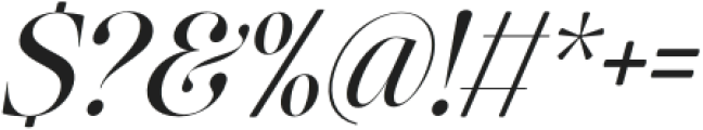 The Effolia Slant Medium otf (500) Font OTHER CHARS