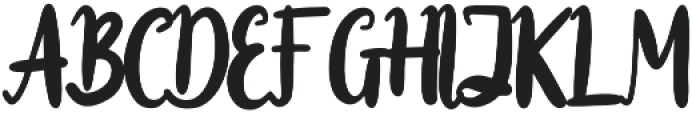 The Eighters Regular otf (400) Font UPPERCASE