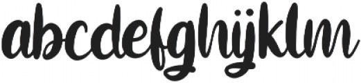 The Eighters Regular otf (400) Font LOWERCASE