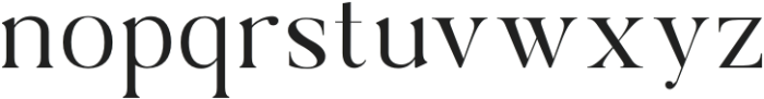 The Elephina Expanded Extra Light otf (200) Font LOWERCASE