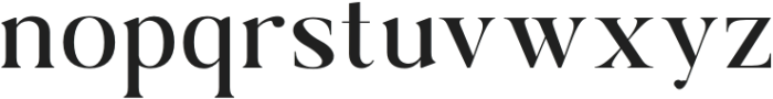 The Elephina Expanded Regular otf (400) Font LOWERCASE