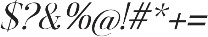 The Elephina Italic Regular otf (400) Font OTHER CHARS