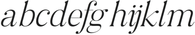 The Elephina Italic Thin otf (100) FONT