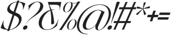 The Erupha Italic Italic ttf (400) Font OTHER CHARS