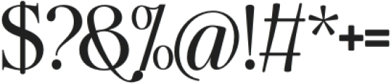 The Ethicly Bold otf (700) Font OTHER CHARS