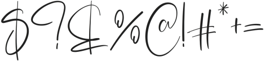 The Everleigh Regular otf (400) Font OTHER CHARS