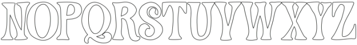 The Fairy Tales Outline otf (400) Font UPPERCASE