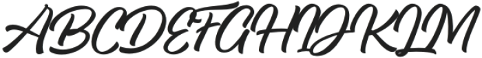 The Fhigta otf (400) Font UPPERCASE