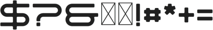 The Fivebox Regular otf (400) Font OTHER CHARS