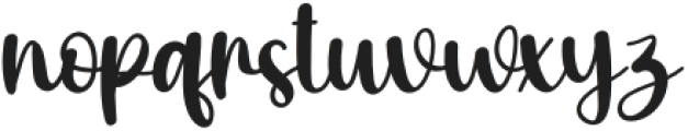 The Flowers Regular otf (400) Font LOWERCASE