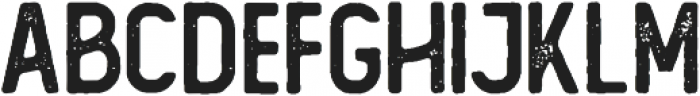 The Foregen Rough One otf (400) Font LOWERCASE