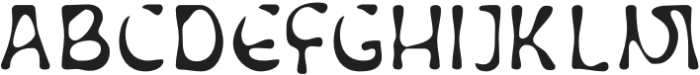 The Fosyek Blury otf (400) Font UPPERCASE