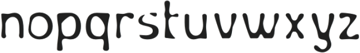 The Fosyek Blury otf (400) Font LOWERCASE