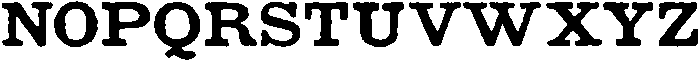 The French Library Medium otf (500) Font UPPERCASE