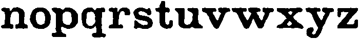 The French Library Medium otf (500) Font LOWERCASE