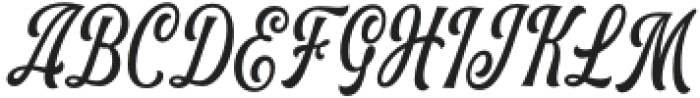 The Garland Script otf (400) Font UPPERCASE
