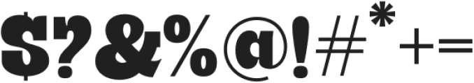 The Gaskoigne Extra Bold otf (700) Font OTHER CHARS