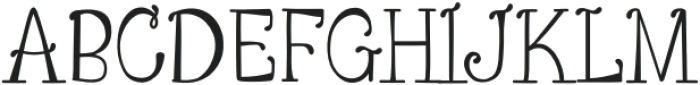 The Gentle Font otf (400) Font UPPERCASE