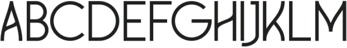 The Ghones Regular otf (400) Font UPPERCASE