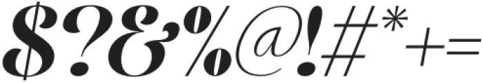 The Gilleri Italic otf (400) Font OTHER CHARS