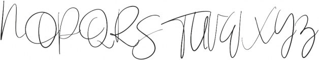 The Girl Script Signature otf (400) Font UPPERCASE