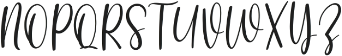 The Githa Regular ttf (400) Font UPPERCASE