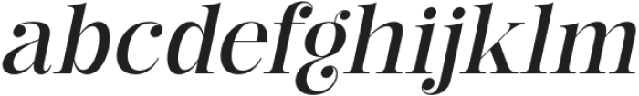 The Glorious Italic otf (400) Font LOWERCASE