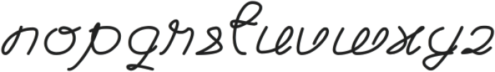 The Good Life otf (400) Font LOWERCASE