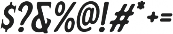 The Goodier Rounded Oblique otf (400) Font OTHER CHARS