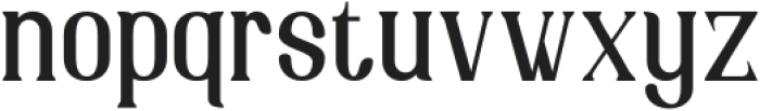 The Gorkey  Regular otf (400) Font LOWERCASE