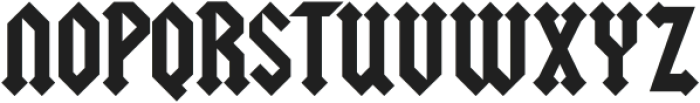 The Gothic Rite Regular otf (400) Font UPPERCASE