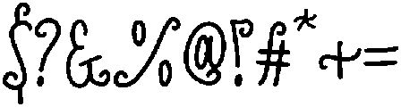 The Grateful Party Regular otf (400) Font OTHER CHARS