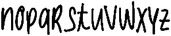 The Grateful Party Regular otf (400) Font LOWERCASE