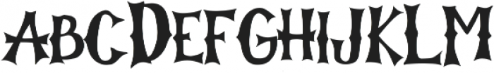 The Graveyard otf (400) Font LOWERCASE