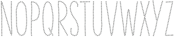 The Hand Dotted 1 otf (400) Font UPPERCASE