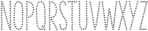 The Hand Dotted 2 otf (400) Font UPPERCASE