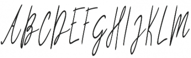 The Hand Style otf (400) Font UPPERCASE