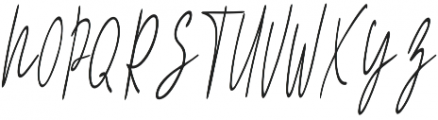 The Hand Style otf (400) Font UPPERCASE