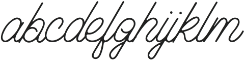 The Handsome Fox Regular otf (400) Font LOWERCASE