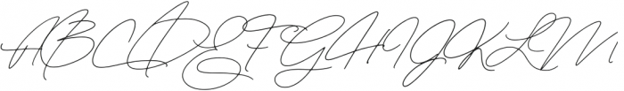 The Handwritten Watermark Regular otf (400) Font UPPERCASE